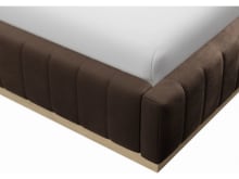 Brentwood Gas Lift Bed Muse Chocolate color Muse Chocolate