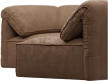 Kai Tribute Chestnut Modular Sofa - 5 Seater color Tribute Chestnut