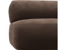 Beckett Muse Chocolate Sofa Module Armless color Muse Chocolate