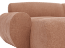 Malmo Muse Dusk Sofa with Ottoman - 4 Piece color Muse Dusk
