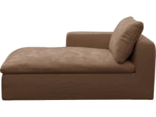 Cloud Deep Chaise Left Module Tribute Chestnut color Tribute Chestnut