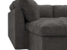 Retreat California Charcoal Modular Sofa - 6 Seater LAF Terminal color California Charcoal