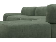 Beckett Tribute Dark Jade Modular Sofa - 7 Piece color Tribute Dark Jade