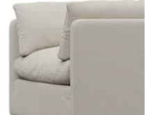 Willow Toorak Pearl Armchair color Toorak Pearl