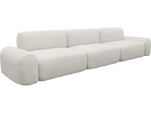 Beckett Tribute Ice Modular Sofa - 3 Seater color Tribute Ice