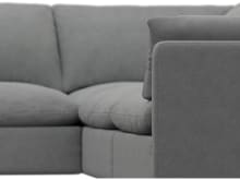 Willow Maya Flint Corner Sofa - 5 Seater color Maya Flint