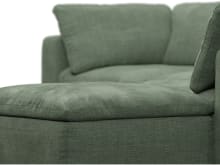 Cloud Deep Tribute Dark Jade Modular Sofa - 5 Piece color Tribute Dark Jade