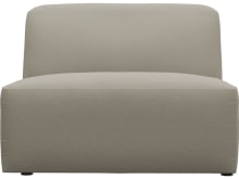 Copenhagen Plaza Natural Armless Chair Sofa Module color Plaza Natural