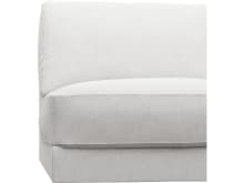Monica Noa Fog Armless Sofa Chair Module color Noa Fog
