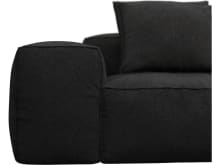 Riley California Charcoal Modular Sofa - 1x Arm, 4x Armless, 1x Right Terminal color California Charcoal