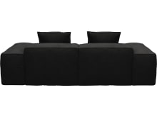 Riley California Charcoal Modular Sofa - 2 Seater Chaise color California Charcoal