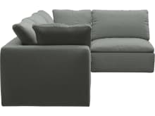 Cloud Tribute Storm Modular Sofa - 4 Piece color Tribute Storm