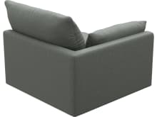 Willow Tribute Storm 1 Seat Left Arm Facing Sofa Module color Tribute Storm
