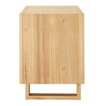 Clemence Bedside Table - 2 Drawer color Messmate