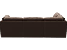 Emily Modular Sofa Muse Chocolate - 5 Piece color Muse Chocolate