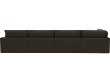 Willow Muse Mink Modular Sofa - 6 Seater LAF Terminal color Muse Mink