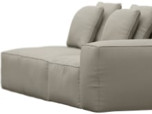 Riley Plaza Natural Modular Sofa - 1x Arm, 1x Armless, 1x Left Terminal color Plaza Natural