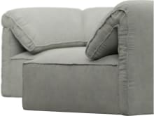 Kai Toorak Pebble Modular Sofa - 5 Seater color Toorak Pebble
