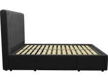 Aria Drawer Bed Plaza Flint Grey color Plaza Flint Grey