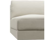 Monica Muse Flax Right Arm Facing Chaise Module color Muse Flax