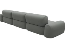 Beckett Tribute Storm Modular Sofa - 3 Seater color Tribute Storm