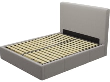 Aria Drawer Bed Boucle Pumice color Boucle Pumice