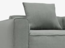 Riley Apt Tribute Storm Corner Sofa - 4 Seater RAF Terminal color Tribute Storm