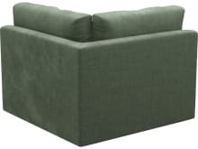 Haven Tribute Dark Jade Corner Sofa Chair Module color Tribute Dark Jade