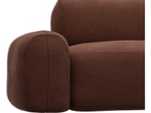 Beckett Muse Rust Modular Sofa - 6 Piece color Muse Rust