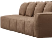 Riley Tribute Chestnut Modular Sofa - 1x Arm, 3x Armless, 1x Left Terminal color Tribute Chestnut