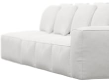 Riley Noa Fog Modular Sofa - 1x Arm, 3x Armless, 1x Left Terminal color Noa Fog