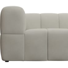 Lucello California Ivory Modular Sofa with Ottoman - 5 Piece color California Ivory