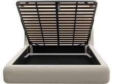 Capri Gas Lift Bed Alpine Mist color Alpine Mist