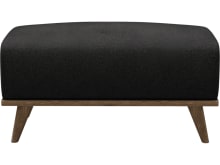 Dane California Charcoal Ottoman color California Charcoal