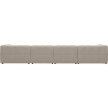 Lucello Santa Fe Sand Modular Sofa with Ottoman - 5 Piece color Santa Fe Sand