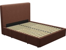 Aria Drawer Bed Muse Rust color Muse Rust