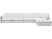 Willow Noa Fog Modular Sofa - 6 Seater RAF Terminal color Noa Fog