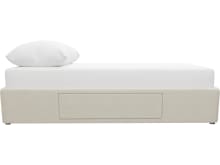 Zenith Kids 1 Storage Drawer Bed Base Muse Flax color Muse Flax