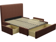 Aria Drawer Bed Muse Rust color Muse Rust