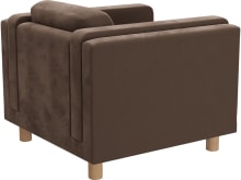 Hayes Muse Chocolate Armchair color Muse Chocolate