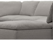 Cloud Deep Boucle Pumice Modular Sofa - 6 Piece color Boucle Pumice