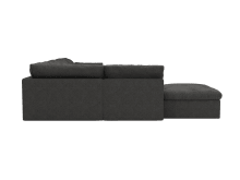 Retreat California Charcoal Modular Sofa - 6 Seater LAF Terminal color California Charcoal