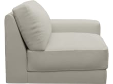 Monica California Ivory Right Arm Facing Chair Module color California Ivory