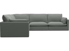 Willow Tribute Storm Corner Sofa - 5 Seater color Tribute Storm