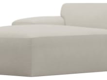 Copenhagen Toorak Pearl Left Arm Facing Chaise Module color Toorak Pearl