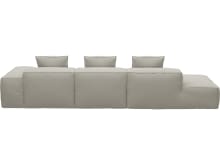 Riley California Ivory Modular Sofa - 1x Arm, 2x Armless, 1x Left Terminal color California Ivory