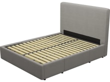 Aria Drawer Bed Isla Soft Grey color Isla Soft Grey