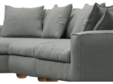 Tully Tribute Storm Chaise Sofa - 3 Seater color Tribute Storm