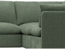 Willow Tribute Dark Jade Corner Sofa - 5 Seater color Tribute Dark Jade