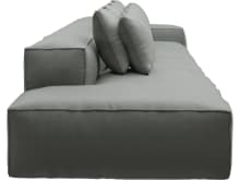 Riley Tribute Storm Modular Sofa - 1x Arm, 3x Armless, 1x Left Terminal color Tribute Storm